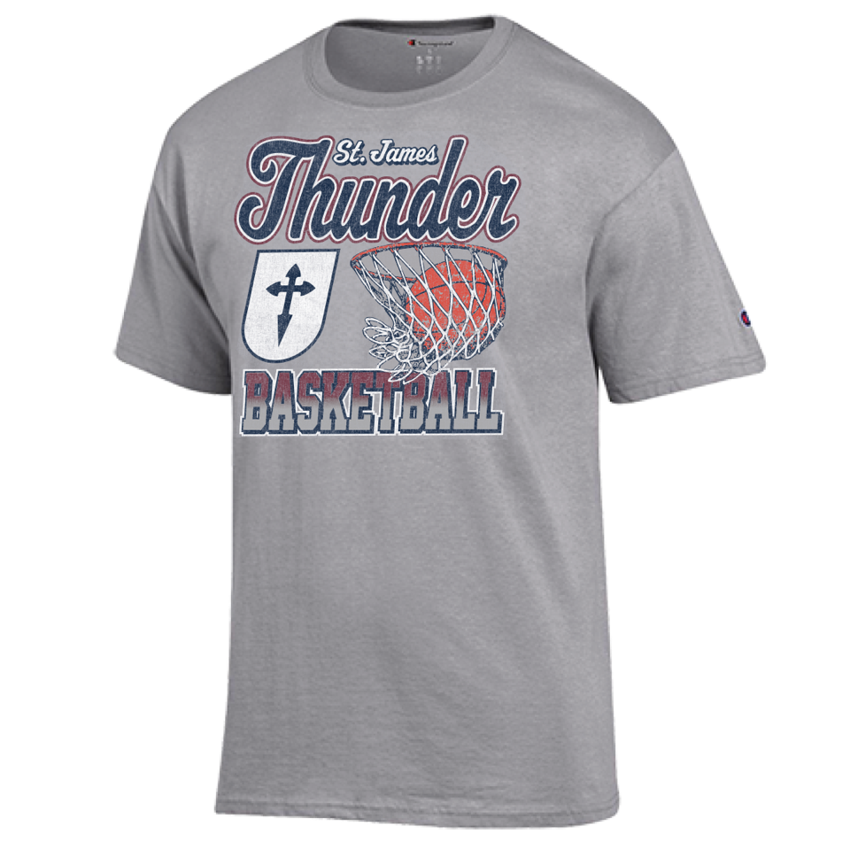 Thunder Basketball Champion Tee