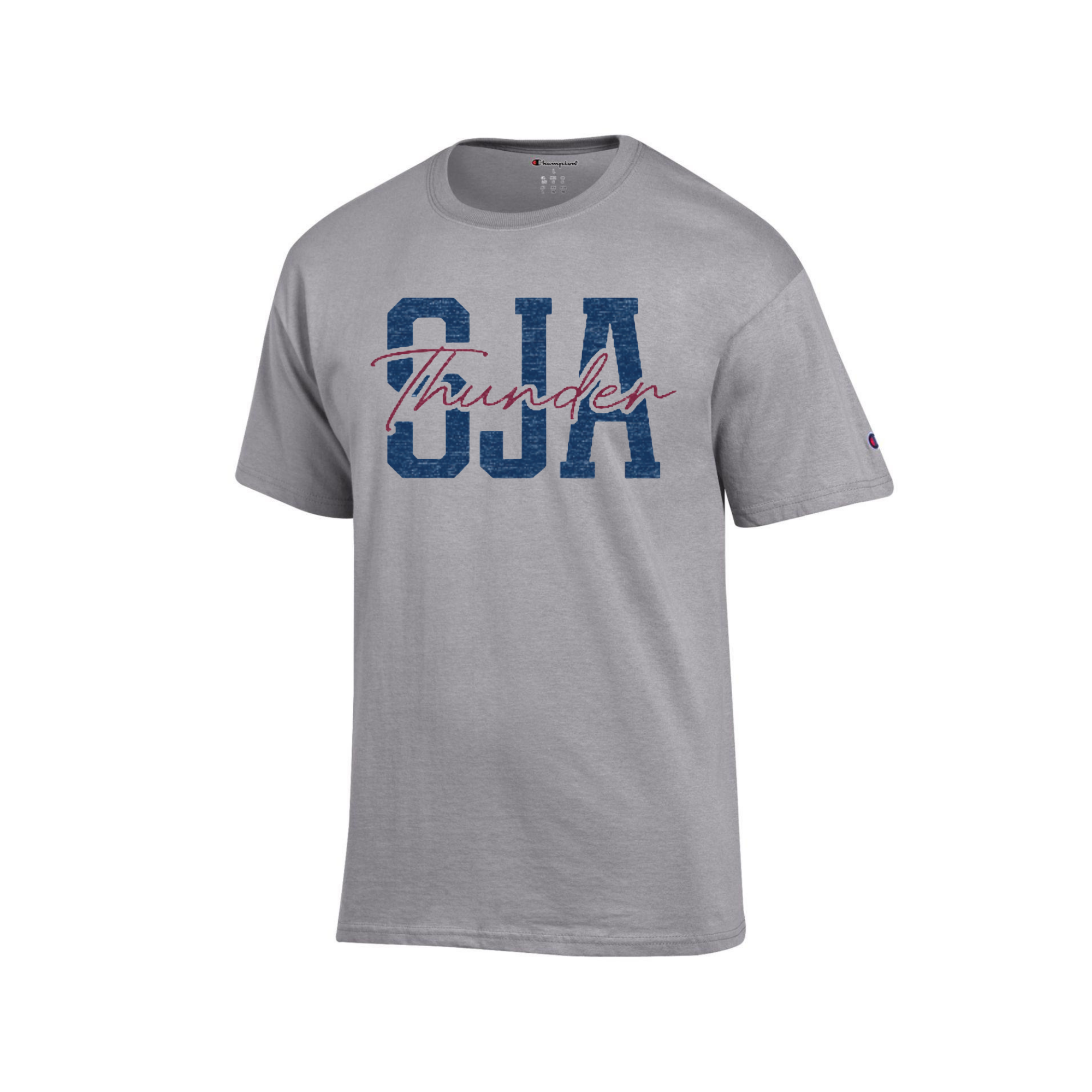 SJA Thunder Champion Script Tee