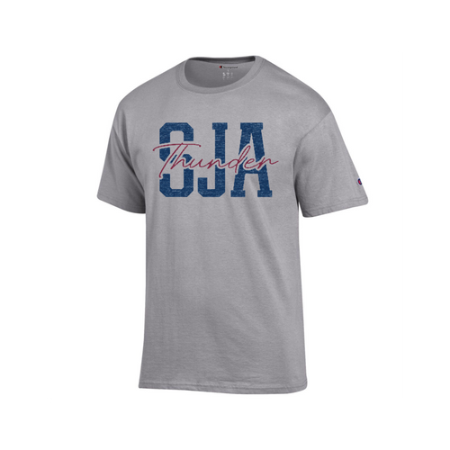 SJA Thunder Champion Script Tee