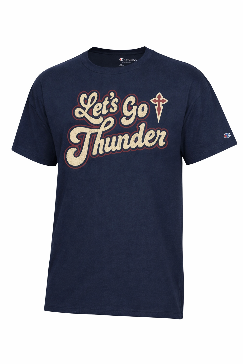 Women's OVERSIZED Vintage Thunder Champion Tee